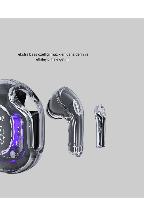 Bluetooth 5.3 TWS Kulaklık Gürültü Engelleyici Üçlü Mikrofonlu Ergonomik Tasarım