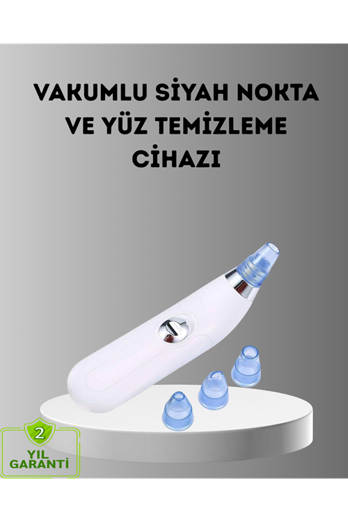 Siyah Nokta ve Gözenek Temizleyici Vakumlu Cihaz – Masajlı Derin Temizlik Teknolojisi