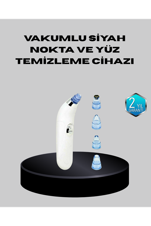 5 Kademeli Vakumlu Gözenek Temizleyici – Su Geçirmez ve Taşınabilir Siyah Nokta Cihazı