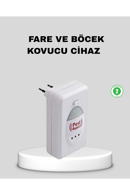 Ultrasonik Haşere Kovucu Cihaz – Sessiz, Kimyasalsız ve Etkili Koruma