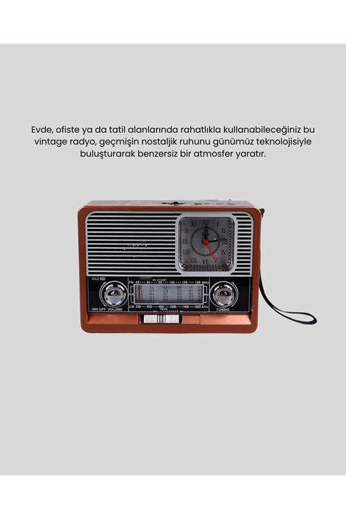 Vintage Radyo – Nostaljik Tasarım ve Modern Teknoloji Bir Arada