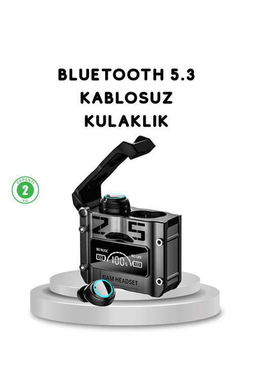Kablosuz Bluetooth 5.3 Kulaklık – Aktif Gürültü Engelleme ve Gecikmesiz Oyun Modu
