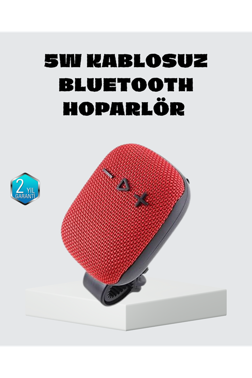 Taşınabilir Kablosuz Hoparlör – 5W Güç, TWS Bağlantı ve 800mAh Pil