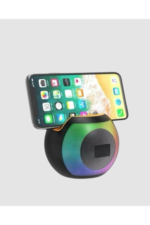 Taşınabilir Bluetooth Hoparlör – RGB Işıklı, Güçlü Bas ve 8 Saat Pil Ömrü