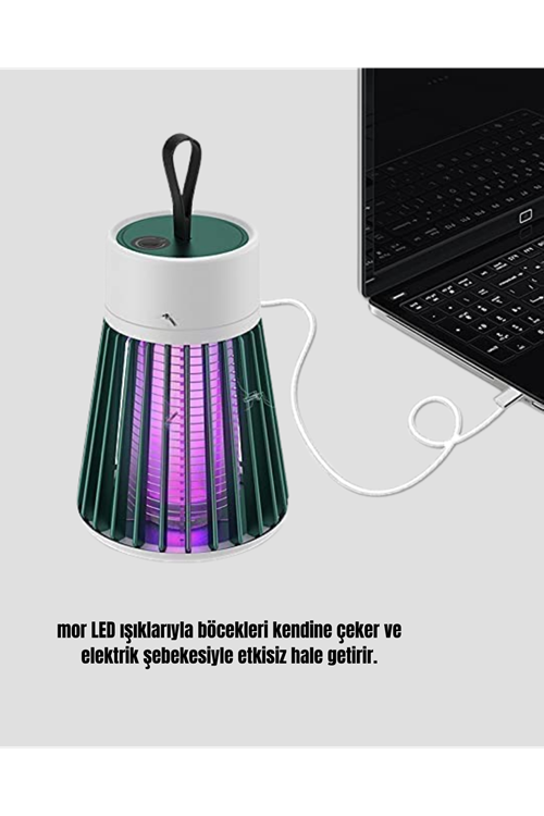 2000 mAh Şarjlı Sivrisinek Kovucu Lamba – Kimyasalsız, Güvenli ve Taşınabilir