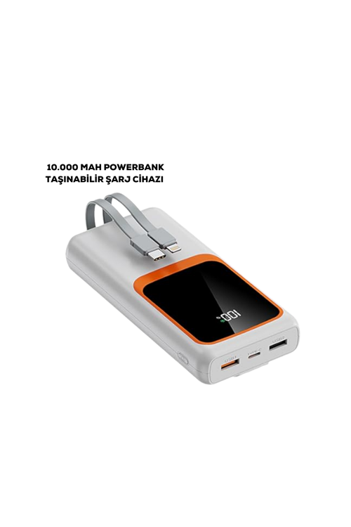 10000 mAh Taşınabilir Şarj Cihazı – Hızlı Şarj, Hafif ve Dayanıklı Tasarım
