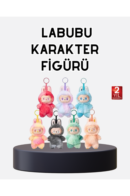 Labubu Koleksiyonluk Peluş Oyuncak – Yumuşak Kumaşlı, Dekoratif Tasarım, Hediyelik
