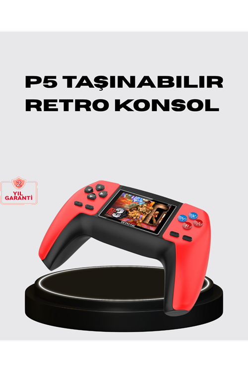 520 Oyunlu Retro Gamepad – Nostaljik Eğlenceyi Her Yere Taşı
