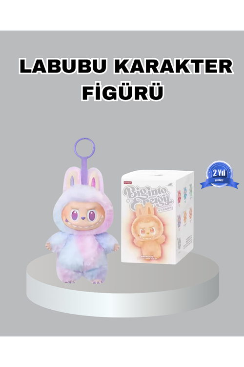 Dekoratif Yumuşak Labubu Peluş Figür – Koleksiyonluk ve Çocuklara Uygun Hediye 20 cm