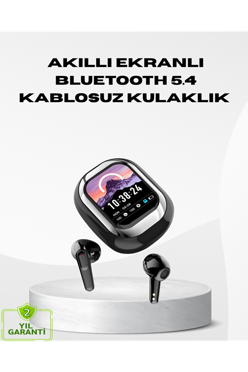 Akıllı Ekranlı Kablosuz Kulaklık – Gürültü Engelleme ve HD Ses Deneyimi