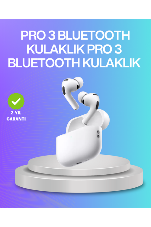 Aktif Gürültü Engelleyici Kablosuz Bluetooth Kulaklık – Şarj Kutulu, Uzun Ömürlü