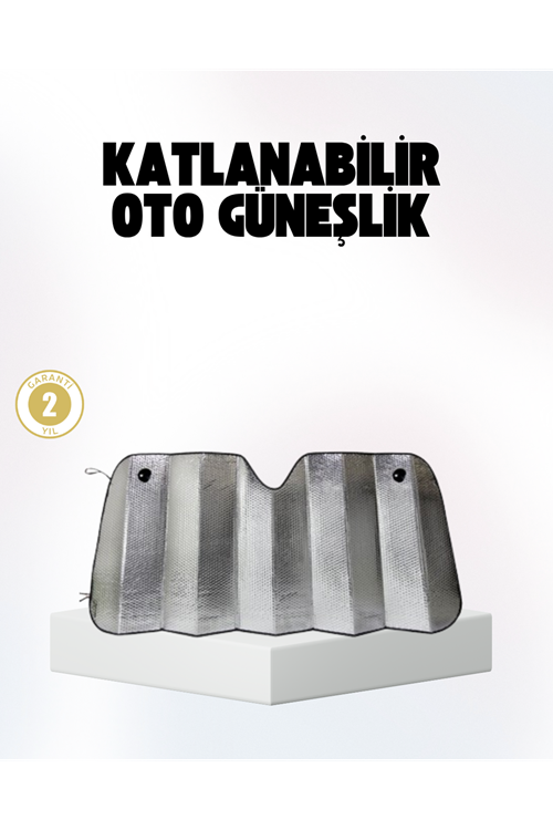 Otomobil Güneşliği – Katlanabilir Tasarım ve Süngerli Isı Yalıtımı