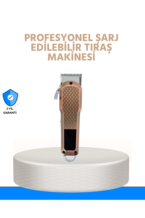 Erkek Bakım Makinesi – LCD Ekranlı 7000RPM Şarjlı Saç ve Sakal Kesme Cihazı