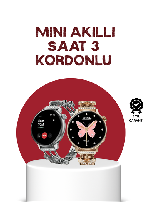 Akıllı Saat – Dokunmatik Ekran, Spor Modu ve Kalp Atış Sensörü