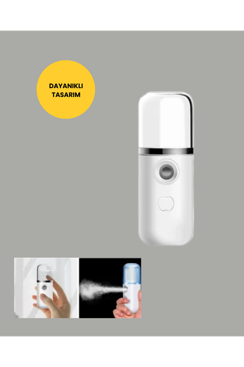 Kablosuz Şarjlı Mini Buhar Nemlendirici – Cilt ve Ortam İçin Taşınabilir Akıllı Cihaz