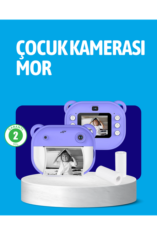 Anında Baskı Özellikli Çocuk Kamerası