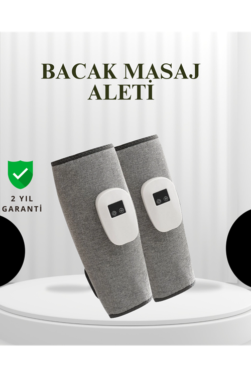 Şarjlı Isıtmalı Baldır Masaj Aleti – 3 Hava Basınçlı, Titreşimli ve Akıllı Zamanlayıcılı