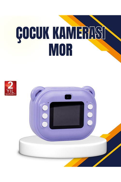 18 Efektli Şipşak Kamera – Oyunlu, Müzik Çalarlı ve Anında Baskı Özellikli