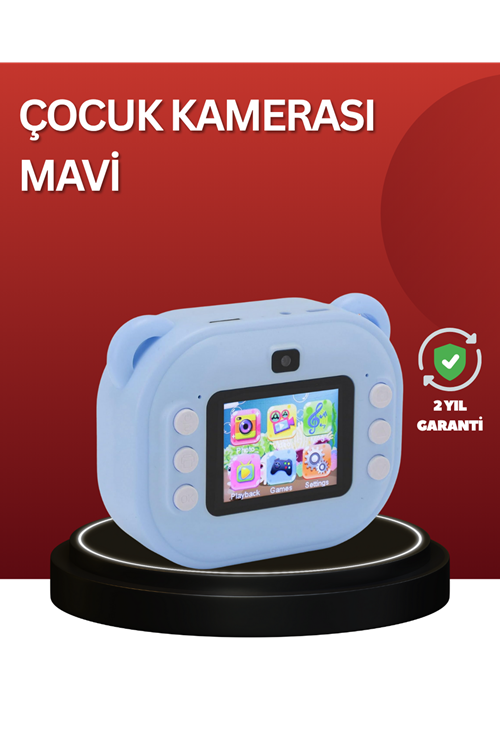 24MP HD Şipşak Kamera – Termal Baskılı, Çift Lensli HD