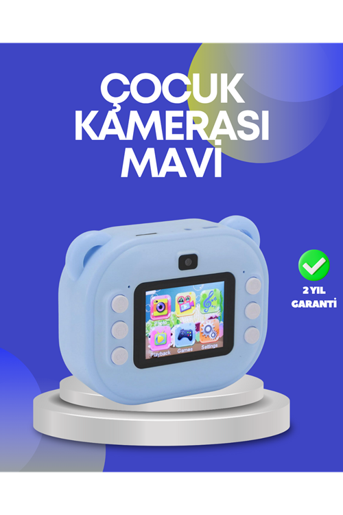 Çocuk Şipşak Kamera – 24MP HD Çift Lensli Termal Baskı Teknolojili