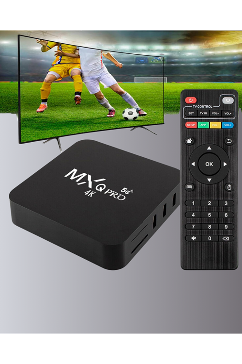 4K Android TV Box – 2GB RAM 16GB ROM, Hızlı Wi-Fi Bağlantılı Akıllı Medya Kutusu