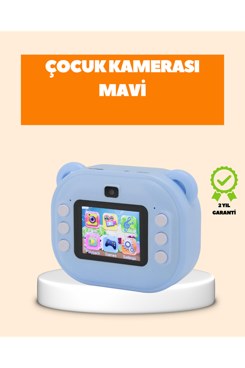 Termal Baskı Teknolojili Anında Fotoğraf Kamerası – 24MP Çift Lens, 32GB Hafıza