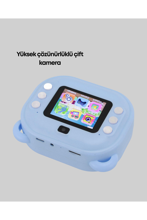 Termal Baskı Teknolojili Anında Fotoğraf Kamerası – 24MP Çift Lens, 32GB Hafıza