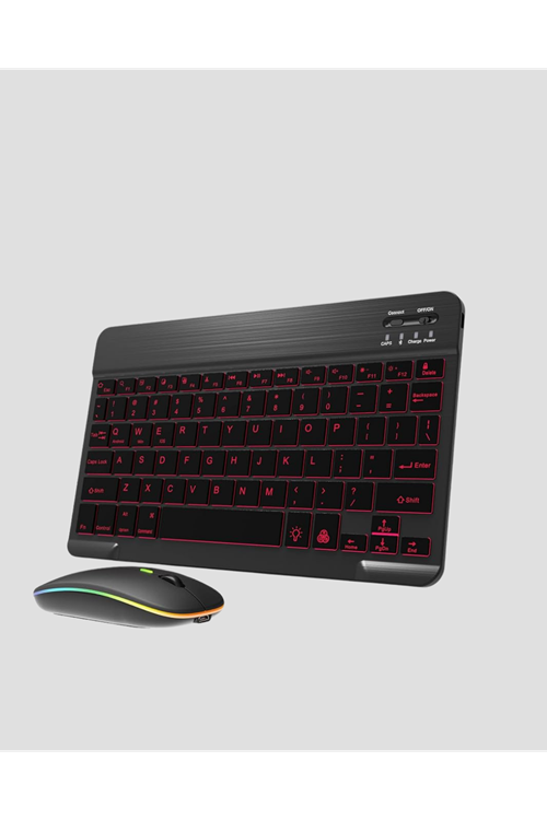 Aydınlatmalı Türkçe Q RGB Klavye Sessiz ve Dayanıklı Tuş Takımı