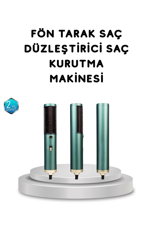İyon Teknolojili Profesyonel Saç Kurutma ve Şekillendirme Makinesi 360° Dönebilen