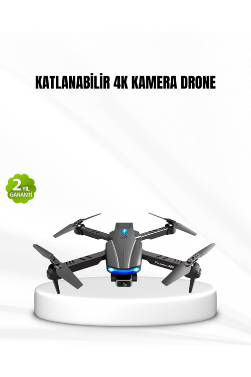 Wi-Fi Bağlantılı 4K Drone Katlanabilir ve 360° Takla Özellikli