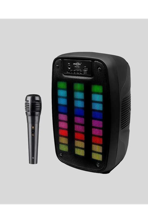 6.5” LED Işıklı GTS 1793 Bluetooth Hoparlör Güçlü Bass ve FM Destekli