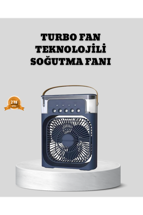 Sessiz Çalışan Turbo Fan Güçlü Hava Akışlı Masa Üstü Vantilatör