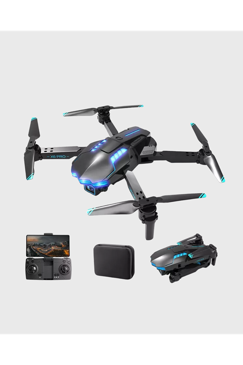 Wi-Fi Bağlantılı 4K Drone Katlanabilir ve 360° Takla Özellikli
