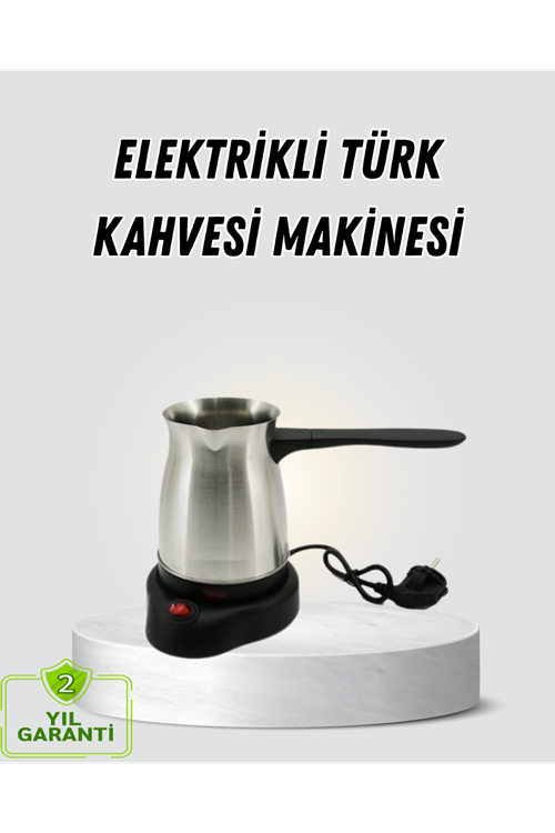 800W Paslanmaz Elektrikli Cezve Gizli Rezistans ve Ergonomik Kulp