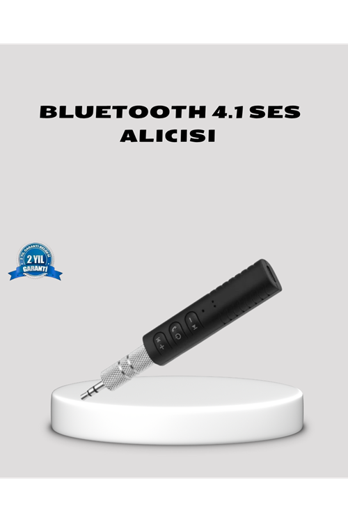 Bluetooth 4.1 Müzik Alıcısı 3.5mm Aux Girişli Mini Kablosuz Adaptör