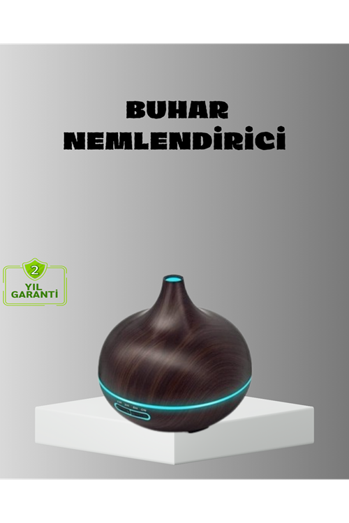 Aromaterapi Difüzörü 550 ml Ultrasonik Nemlendirici Otomatik Kapanma Özellikli