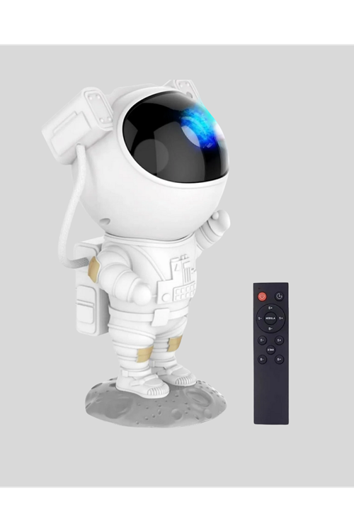 Astronot Galaksi Projeksiyon Lambası Bluetooth Bağlantılı ve Uzaktan Kontrollü