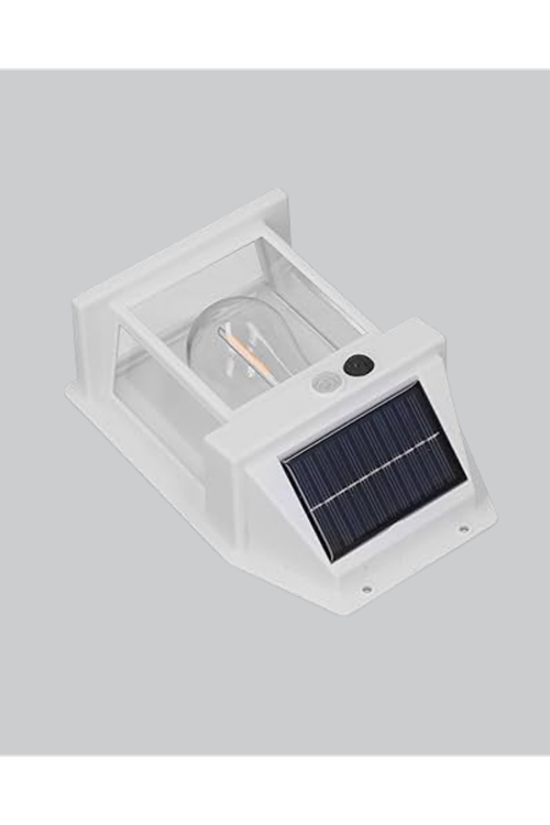 Üç Modlu Güneş Enerjili Duvar Lambası 1800mAh Bataryalı ve Hareket Sensörlü