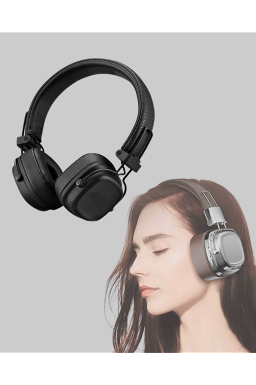 Bluetooth Kablosuz Kulak Üstü Kulaklık Katlanabilir Konforlu ve Şık Tasarımlı