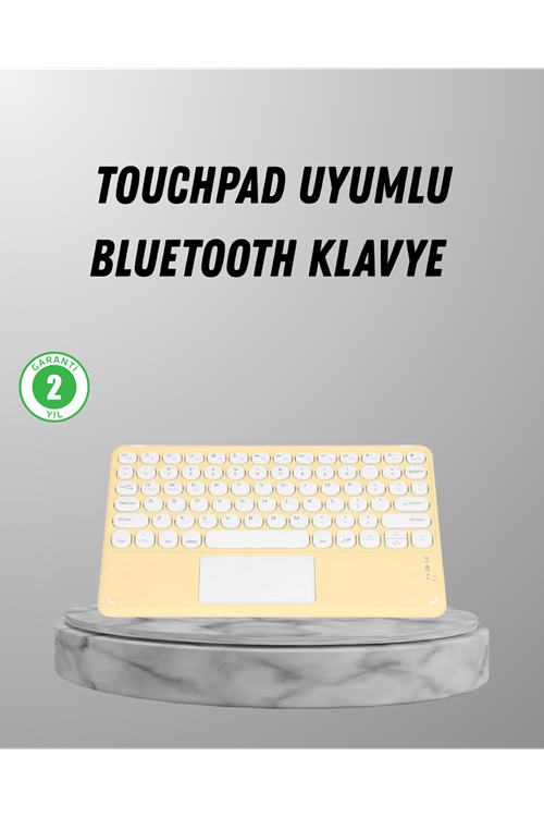Bluetooth Klavye – Kablosuz, Sessiz Tuşlu, Android iOS Windows Uyumlu, Kompakt Taşınabilir Tasarım