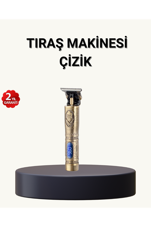 Profesyonel Kablosuz Tıraş Makinesi – 1-2 Saat Kesintisiz Kullanım