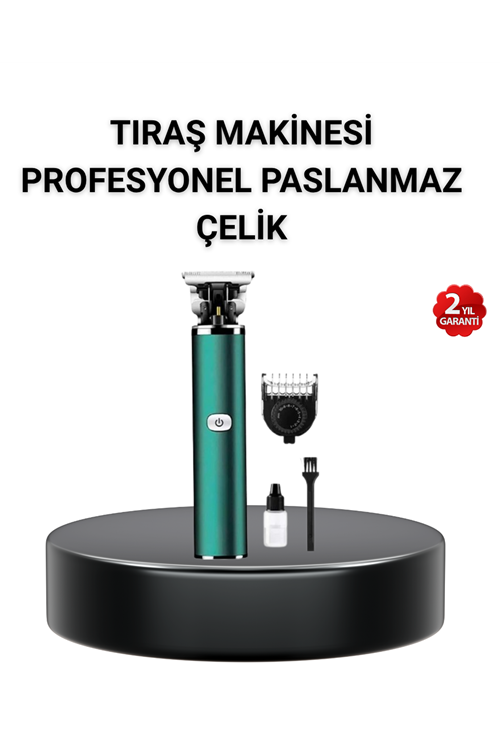 180 Dakika Kullanım Süreli Şarjlı Tıraş Makinesi – Hızlı Şarj, USB Girişli, Yüksek Kapasiteli