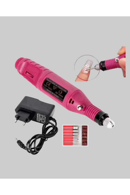Profesyonel Tırnak Matkap Makinesi – USB Şarjlı, Ayarlanabilir Hız, Düşük Titreşimli ve Sessiz Çalışma