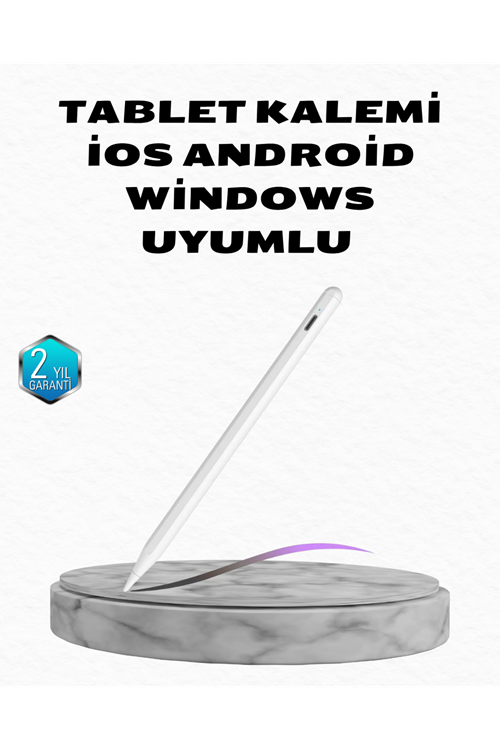 Manyetik Dokunmatik Kalem – Bluetooth Gerektirmeyen, Type-C Şarjlı, iPad ve Android Uyumlu Hassas Stylus