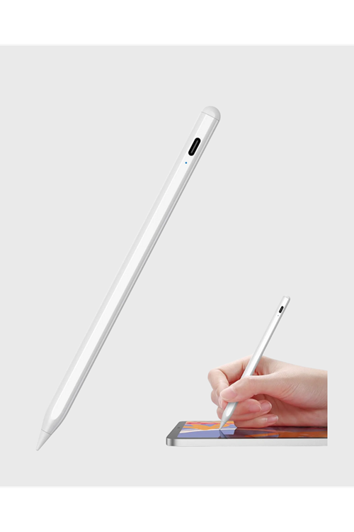 Manyetik Dokunmatik Kalem – Bluetooth Gerektirmeyen, Type-C Şarjlı, iPad ve Android Uyumlu Hassas Stylus