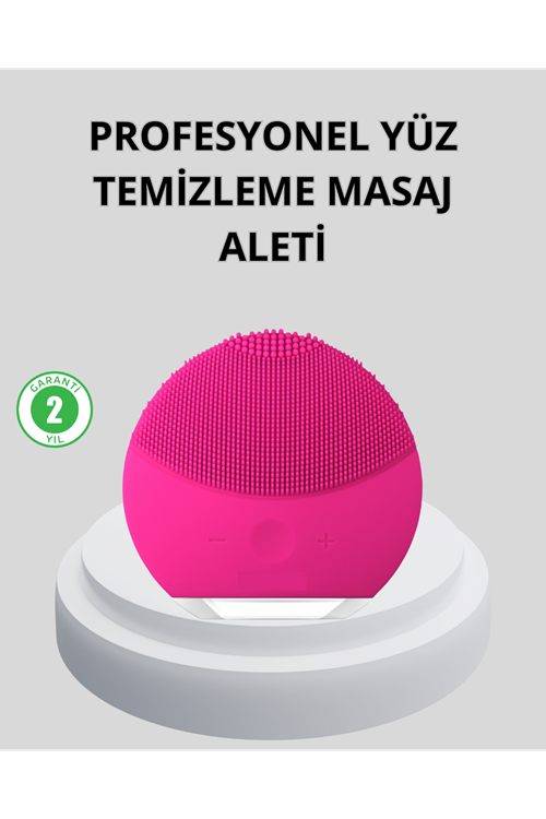 Şarjlı Su Geçirmez Yüz Temizleme ve Masaj Aleti – 3 Fonksiyonlu