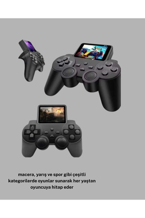 Atari S10 Retro Oyun Konsolu – 520 Klasik Oyun, Taşınabilir Tasarım, Nostaljik Oyun Deneyimi