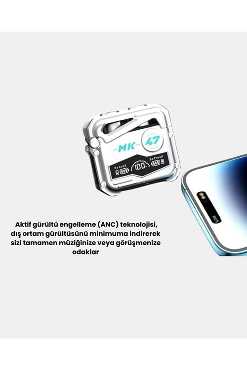 Kablosuz Spor Kulaklık – Düşük Gecikmeli Oyun Modu, Powerbank Şarj Kutusu