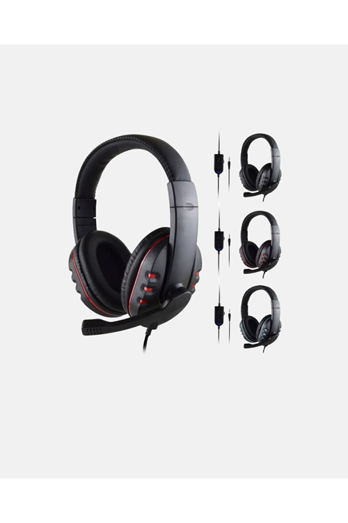 Profesyonel Gaming Kulaklık – Mikrofonlu, Yumuşak Pedli, Stereo Ses Kalitesi, Tere Dayanıklı