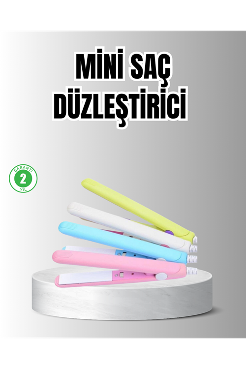 Taşınabilir Seramik Kaplama Mini Saç Düzleştirici – Seyahat ve Günlük Kullanım İçin İdeal
